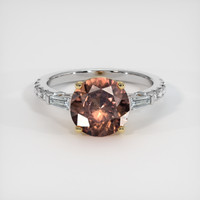 3.34 Ct. Gemstone Ring, 14K Yellow & White 1