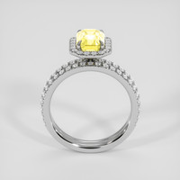 2.94 Ct. Yellow Sapphire Ring, Platinum 950 3