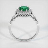 1.04 Ct. Emerald Ring, Platinum 950 3