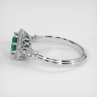 1.04 Ct. Emerald Ring, Platinum 950 4