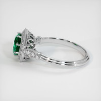 1.23 Ct. Emerald Ring, Platinum 950 4