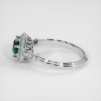 1.12 Ct. Sapphire Ring, 14K White Gold 4
