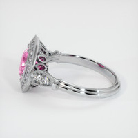 2.15 Ct. Sapphire Ring, 18K White Gold 4