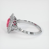 3.09 Ct. Sapphire Ring, 18K White Gold 4