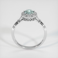 0.96 Ct. Sapphire Ring, 18K White Gold 3