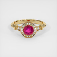 Ruby Ring 0.65 Ct. 14K Yellow Gold Preview
