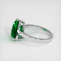 4.29 Ct. Emerald Ring, Platinum 950 4