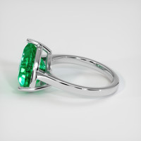 5.66 Ct. Emerald Ring, Platinum 950 4