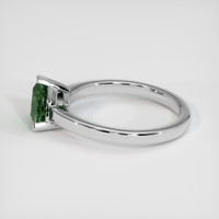 1.33 Ct. Green Sapphire Ring, Platinum 950 4