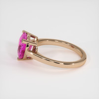 3.11 Ct. Pink Sapphire Ring, 14K Rose Gold 4