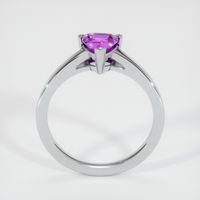 0.91 Ct. Sapphire Ring, 14K White Gold 3