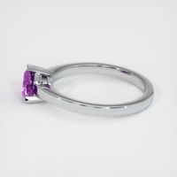 0.91 Ct. Sapphire Ring, 14K White Gold 4