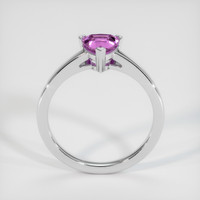 0.88 Ct. Sapphire Ring, 14K White Gold 3