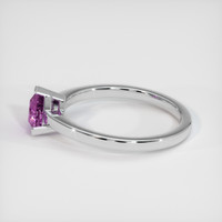 0.88 Ct. Sapphire Ring, 14K White Gold 4