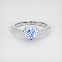 1.63 Ct. Sapphire Ring, 14K White Gold 1