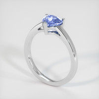 1.63 Ct. Sapphire Ring, 14K White Gold 2
