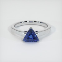 1.31 Ct. Sapphire Ring, 18K White Gold 1