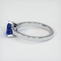 1.31 Ct. Sapphire Ring, 18K White Gold 4