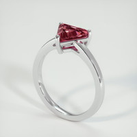 0.94 Ct. Gemstone Ring, 18K White Gold 2