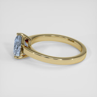 2.18 Ct. Bi Color Sapphire Ring, 14K Yellow Gold 4