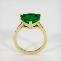 4.29 Ct. Emerald Ring, 18K Yellow Gold 3