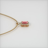 1.69 Ct. Sapphire Pendant, 14K Yellow Gold 3