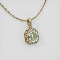 1.64 Ct. Sapphire Pendant, 14K Yellow Gold 2