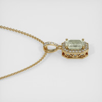 1.64 Ct. Sapphire Pendant, 14K Yellow Gold 3