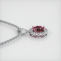 3.24 Ct. Gemstone Pendant, Platinum 950 3