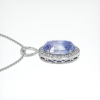 13.97 Ct. Bi Color Sapphire Pendant, Platinum 950 3