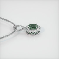 0.80 Ct. Sapphire Pendant, Platinum 950 3