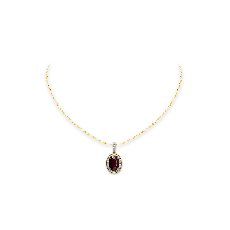 Jewelry image on model