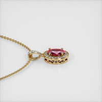 1.05 Ct. Ruby Pendant, 14K Yellow Gold 3