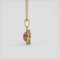 1.49 Ct. Pinkish Red Ruby Pendant, 14K Yellow Gold 3