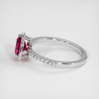 1.16 Ct. Ruby Ring, Platinum 950 4