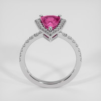 2.03 Ct. Pink Sapphire Ring, Platinum 950 3