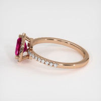 1.16 Ct. Ruby Ring, 14K Rose Gold 4