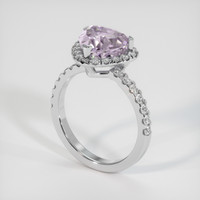 2.80 Ct. Gemstone Ring, 14K White Gold 2