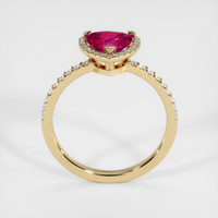 1.16 Ct. Ruby Ring, 18K Yellow Gold 3