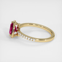 1.16 Ct. Ruby Ring, 18K Yellow Gold 4