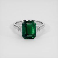 3.71 Ct. Emerald Ring, Platinum 950 1
