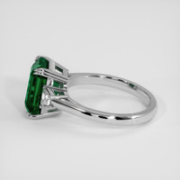 3.71 Ct. Emerald Ring, Platinum 950 4