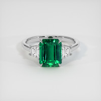 2.87 Ct. Emerald Ring, Platinum 950 1