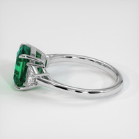 2.93 Ct. Emerald Ring, Platinum 950 4