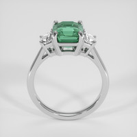 3.07 Ct. Green Sapphire Ring, Platinum 950 3