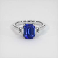 2.60 Ct. Sapphire Ring, Platinum 950 1
