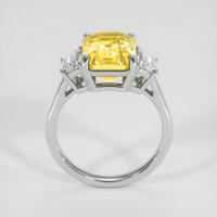 5.02 Ct. Yellow Sapphire Ring, Platinum 950 3