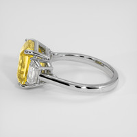 5.02 Ct. Yellow Sapphire Ring, Platinum 950 4