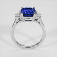 4.02 Ct. Blue Sapphire Ring, 10K White Gold 3