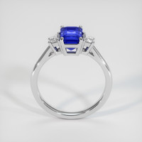 2.57 Ct. Blue Sapphire Ring, 10K White Gold 3